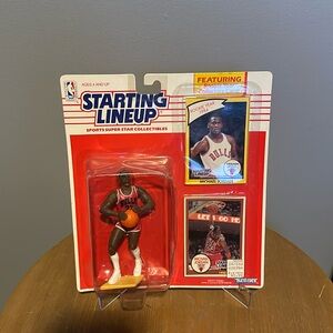 Michael Jordan Starting Lineup ( Rookie Year Collectors Card) 1990 New Sealed.